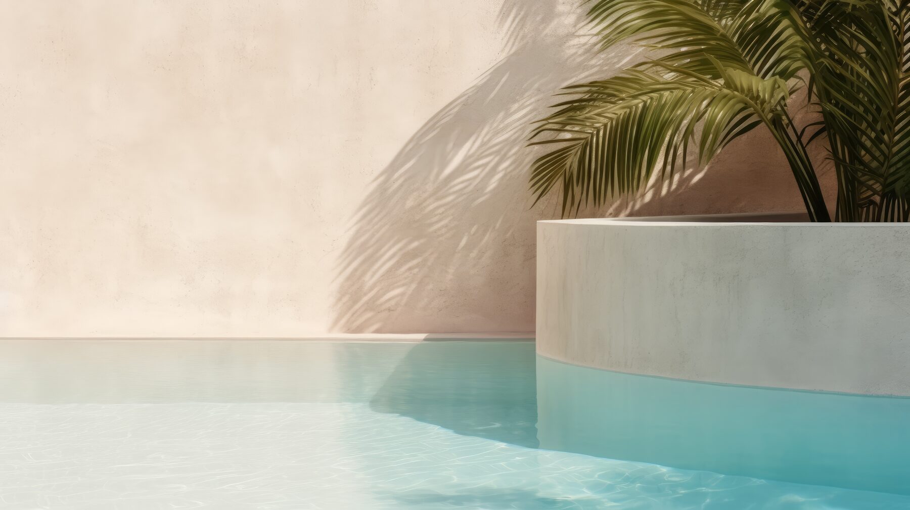 Completed Bellissimo pool finish